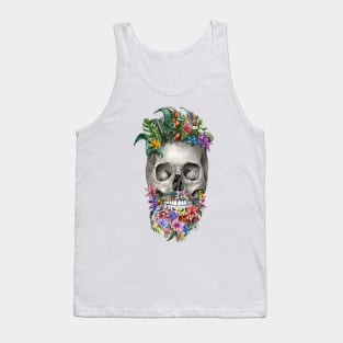 beard skull Tank Top